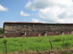 A large shed dried tobacco leaves that will become fine Mexican cigars. Located near Catemaco in Veracruz, Tabacalera Alberto produces Mexico's hand-rolled Te-Amo cigars. © William B. Kaliher, 2010