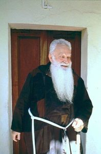 Fray Francisco Miracles has served the Mission of Tilaco for almost thirty years. As a great admirer of Junipero Serra, he decided to take a personal pilgrimage to all of the California missions, walking the 4,000 miles from Tilaco and back on foot.