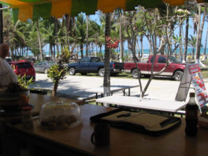 The beach in Tecolutla, Mexicocan be seen from the Hendriksen's front porch. © William B. Kaliher, 2010