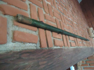 Antique Mexican blowgun from the early 20th century. It has a lovely patina. © Alvin Starkman, 2011