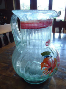Mexican antique blown-glass pitcher © Alvin Starkman, 2011