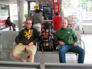 Bus station in the city of Oaxaca after an all night bus from Huatulco © Henry Biernacki, 2012