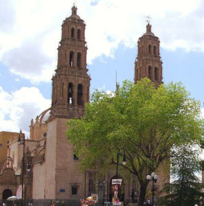 Chuhuahua's 18th century cathedral on the Plaza de Armas. © Joseph Serbaroli, 2009