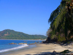 The Mexico town of Lo de Marcos is clean, quiet and tranquil, and the locals are very friendly. On weekdays you may have its wide expanse of beautiful, unspoiled beach to yourself. © Christina Stobbs, 2009