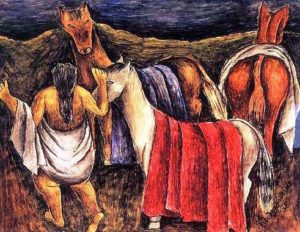 Maria Izquierdo. Los Caballos - 1936