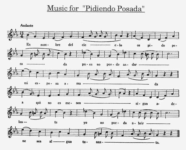 Pidiendo Posada - music