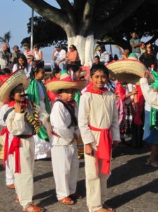 Mexican Revolution Day parade in Chapala