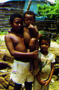 Three Brothers (1997) This picture was taken in the Summer of 1997, but I met these kids back before the youngest one was born. One of the joys of doing long-term field research is to see children grow up year after year.