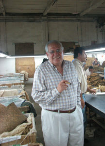 Alberto Torrent, cigar aficionado and fifth generation producer of Mexicp's Te-Amo cigars, art work. © William B. Kaliher, 2010