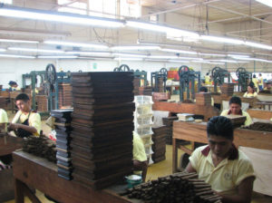 The "Te Amo" cigar factory near Catemaco, Veracruz was spotless. Workers hardly noticed my camera as they produced hand-rolled Mexican cigars for the world's enjoyment. © William B. Kaliher, 2010