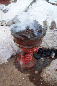 The copalera, whicj holds the resin incense from the copal tree © Jeffrey Bacon, 2012