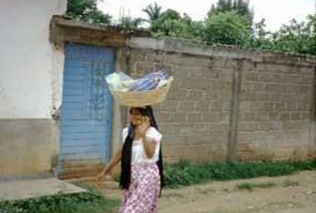 Street scene in Copoya, Chiapas