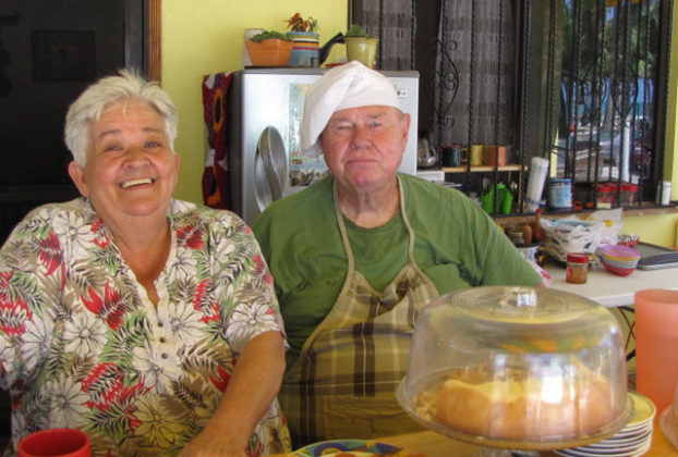 Lois and Kai Hendriksen retired to Veracruz Mexico and opened a burger drive-in. © William B. Kaliher, 2010