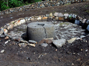 This is a mill for grinding and crushing cooked agave cores, located on the highest level of the old workings in the valleys of El Tecuane. Located in the municipality of Amatitan, this place in Mexico may have been the birthplace of tequila. © John Pint, 2010