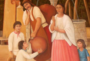 A mestizo family in colonial Mexico: photo of a painting in the Casa Jose Cuervo, Tequila, Jalisco © Sergio Wheeler, 2011