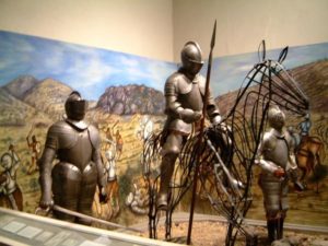 A realistic display of conquistadors in the regional museum. Cuernavaca, Morelos © Rick Meyer 2006