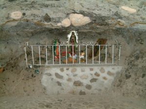 There is a little cave with this display and perpetual Christmas music. Cuernavaca, Morelos © Rick Meyer 2006