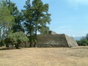 Looking north from behind the main pyramid. Cuernavaca, Morelos © Rick Meyer 2006