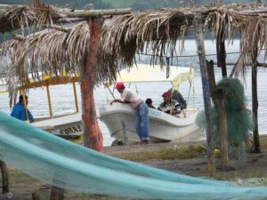 Fishermen at La Barra
