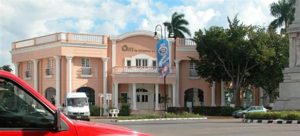 This gracious mansion on Merida's Paseo de Montejo is now used as an office equipment showroom. © John McClelland, 2007