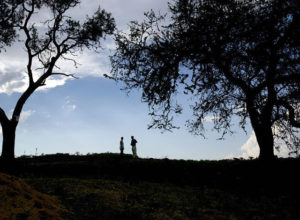 Wide open spaces. Before the excavations began, all that could be seen of the ancient El Palacio de Ocomo was a large, open field outside the village. Out of respect for their ancient traditions, local people never allowed anyone to build on this site in Oconahua, Jalisco. © John Pint, 2009