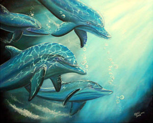 Dolphin Mural