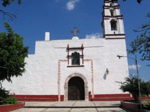 The austerely beautiful San Esteban Church in Tetelpa, Morelos, Mexico. © Julia Taylor, 2008
