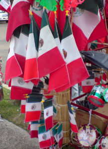 Mexican flags for Independence Day celebrations — el 16 de septiembre © Daniel Wheeler, 2009