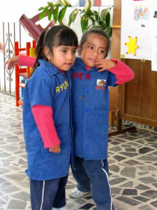 Hearing-impaired children make friends at CORAL, the Oaxacan Center for the Rehabilitation of Hearing and Speech. © Alvin Starkman, 2010