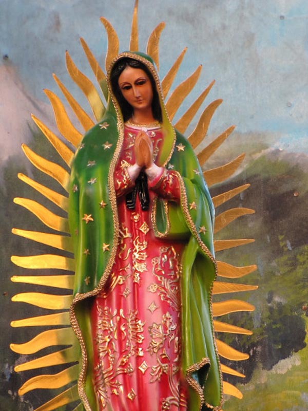 Image of the Virgin of Guadalupe © Tara Lowry, 2014