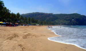 Chacala, on the Pacific coast of Mexico, is a great swimming and walking beach. On calm days, you can snorkel on the far north end and south ends of the beach. © Christina Stobbs, 2009