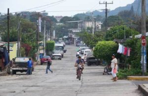 A street in Catemaco