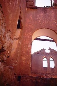 A private, unrestored hacienda in the Copper Canyon area of Chihuahua, Mexico. © Geri Anderson 2001.