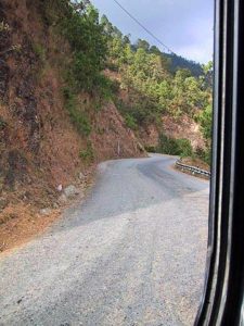 Bus ride in Oaxaca