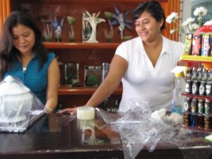 At Puros Santa Clara in San Andres, Veracruz, hand rolled cigars are beautifully gift wrapped. © William B. Kaliher, 2012
