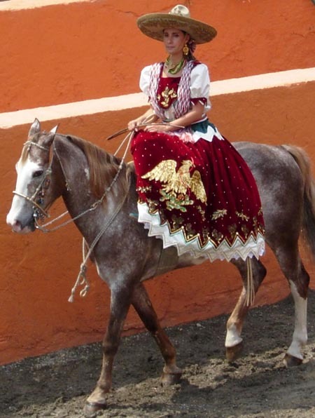 A charra dressed as a China Poblana © Dale Hoyt Palfrey 2007