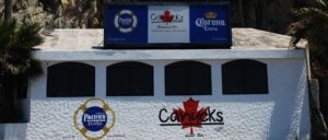 In Mazatlan, there's even a watering hole for Vancouver Canucks ice hockey fans. © Gerry Soroka, 2009