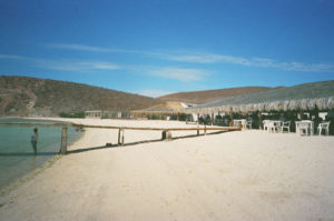 Pichilingue beach near La Paz, BSC