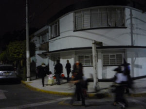 A few Mexico City residents go out for trick or treat in Mexico City. © Anthony Wright, 2012