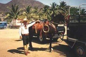 Charro, Caballo & Trailer