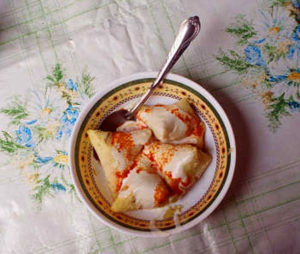 At Las Güeras, where Sandra Juarez and her family cook regional dishes, you can order up a bowl of four corundas. They go really well with cream and salsa.