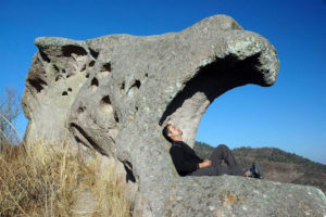 La Campana Hill with its weirdly shaped rock formations is located inside the Temperate-Forest Ecosystem in west central Mexico's "Magic Circle." © John Pint, 2010