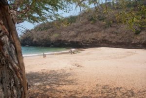 The Mexico beach of Playa Las Cuevas is a small and delightful beach little-known to outsiders, simply because it is a bit off the beaten path © Christina Stobbs, 2012