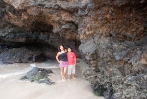 Children play in the shallows at Mexico's Playa Las Cuevas © Christina Stobbs, 20122