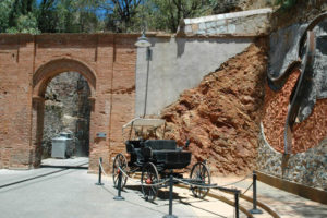 The entrance to Mina El Eden, a now defunct silver mine that contributed to the riches of Zacatecas for centuries.