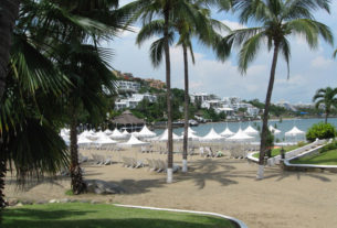 Playa Las Hadas is one of the prettiest spots in Manzanillo, Mexico