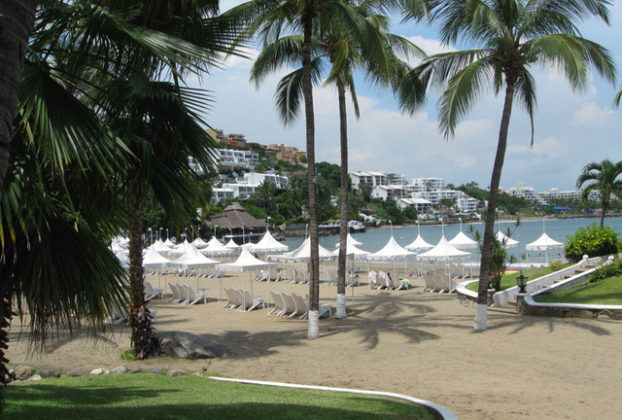 Playa Las Hadas is one of the prettiest spots in Manzanillo, Mexico