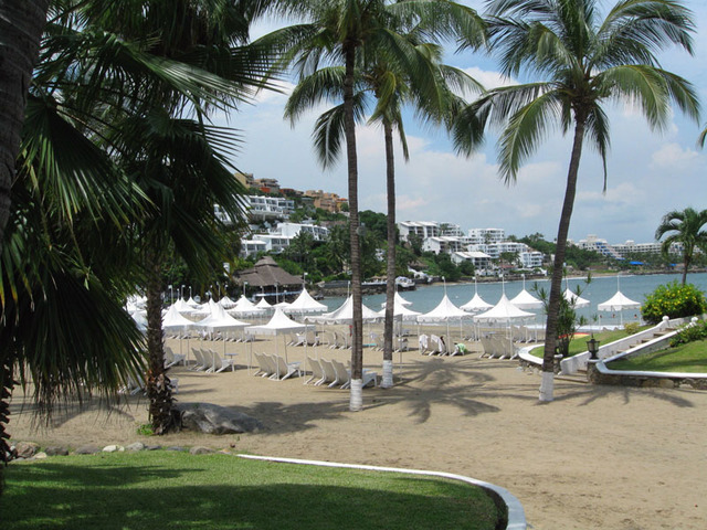 Playa Las Hadas is one of the prettiest spots in Manzanillo, Mexico