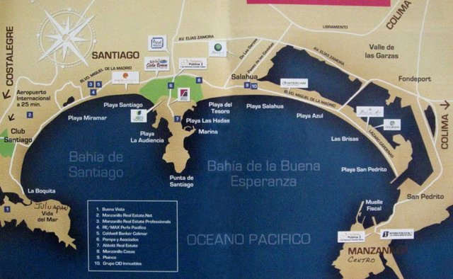 Map of Manzanillo