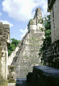 Tikal. Tulum. Tulum, Mexico and Tikal, Guatemala: Mayan cities - Ciudades mayas